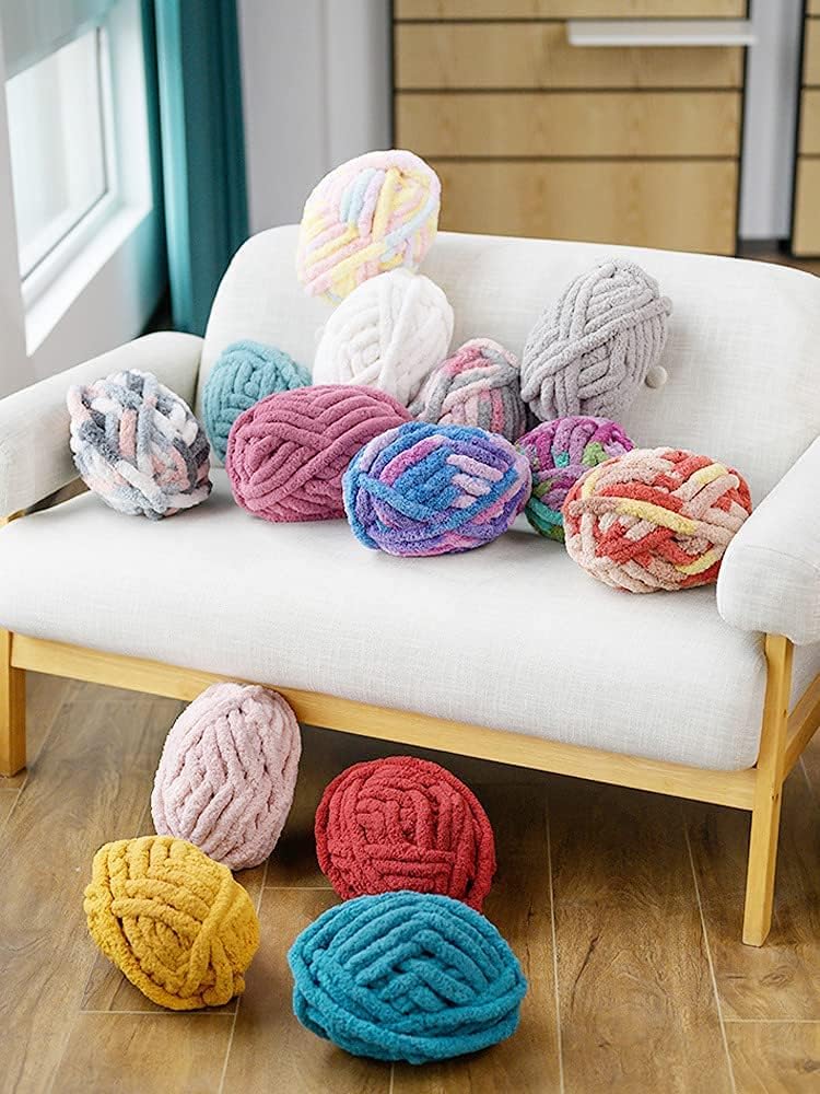 Super soft yarn - yarn-2 cm x 25 m - perfect for DIY projects - knitting blankets, cat baskets, scarves, backpacks - Image 5