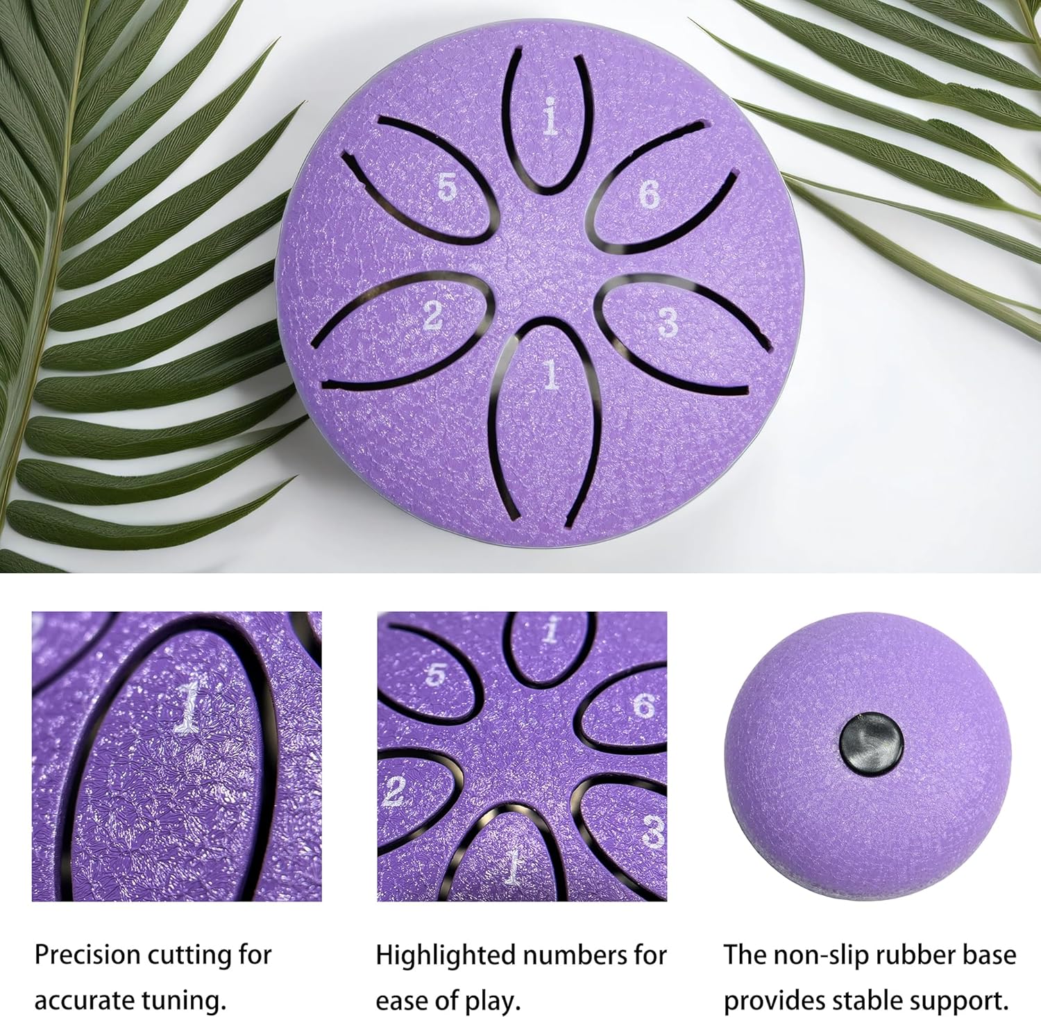 Ethereal Drums - Mini Steel Tongue Drum Kit - for sound healing, meditation and yoga - 3