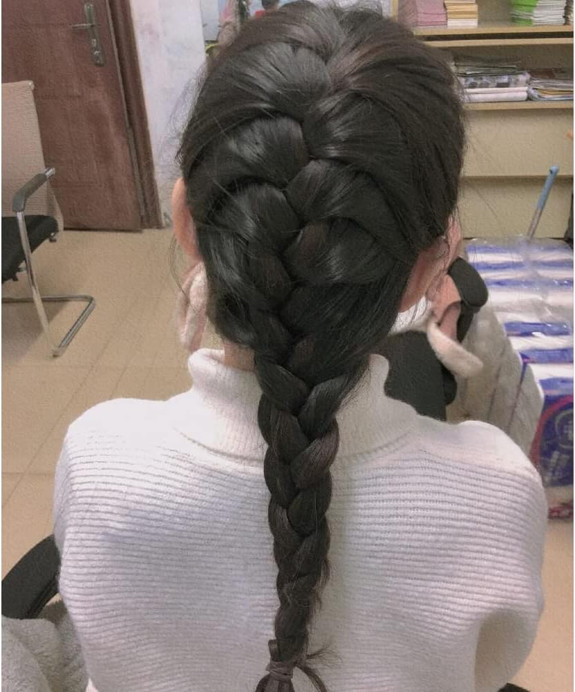Hair braiding tool - horse tail holder - hair braiding tool - 8-piece hair braiding tool Topsy Tail Loop French braid loop tool set - 4 colours - Image 4