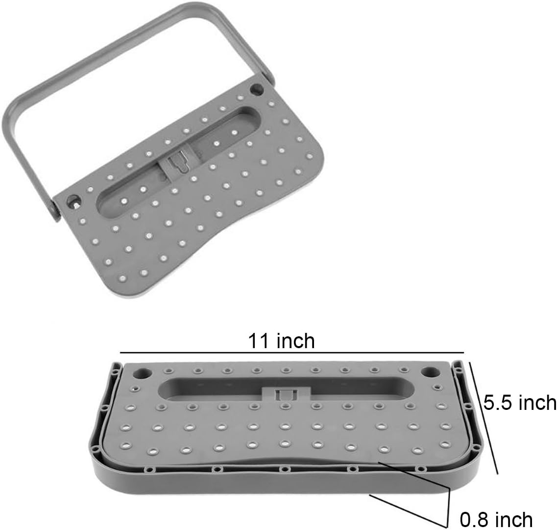 Shoe rack - 4 pieces - Grey - Foldable - Wall-mounted shoe rack - Foldable shoe rack - Punch-Free - Simple shoe rack - Plastic - Image 2