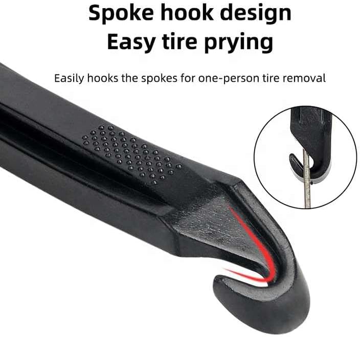 Bike Tyre Lever - Extra Strong Bike Tyre Remover - For Repairing Road and Mountain Bike Tyres Repair Kit Tool - Image 3
