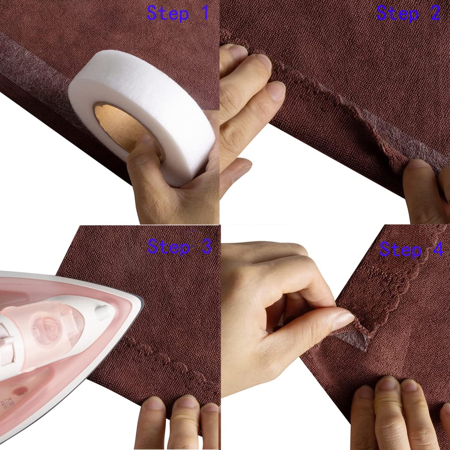60 meter zoomband - ironing width 20 mm - for splitting fabrics - trousers - skirts - clothing - Image 3