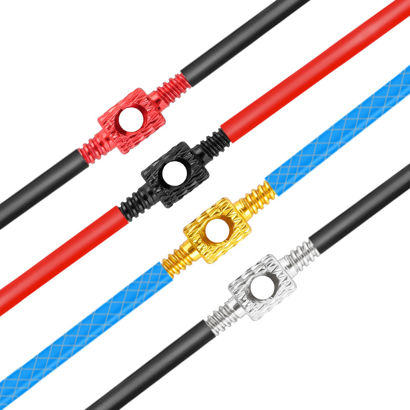 Connectors - 4 pieces - Tools for internal bike cable routing - Screw thread couplings for brake lines - Cable guide accessories - For switching bike frames - Image 3
