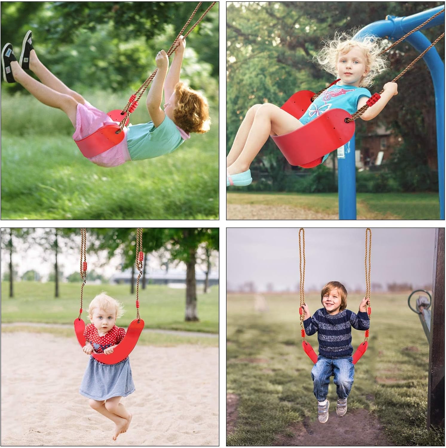 Soft swing - Kids - Soft outdoor swing - Obstacle course - Sling swing - EVA - Soft plank swing - Kids' entertainment and fitness - Image 5