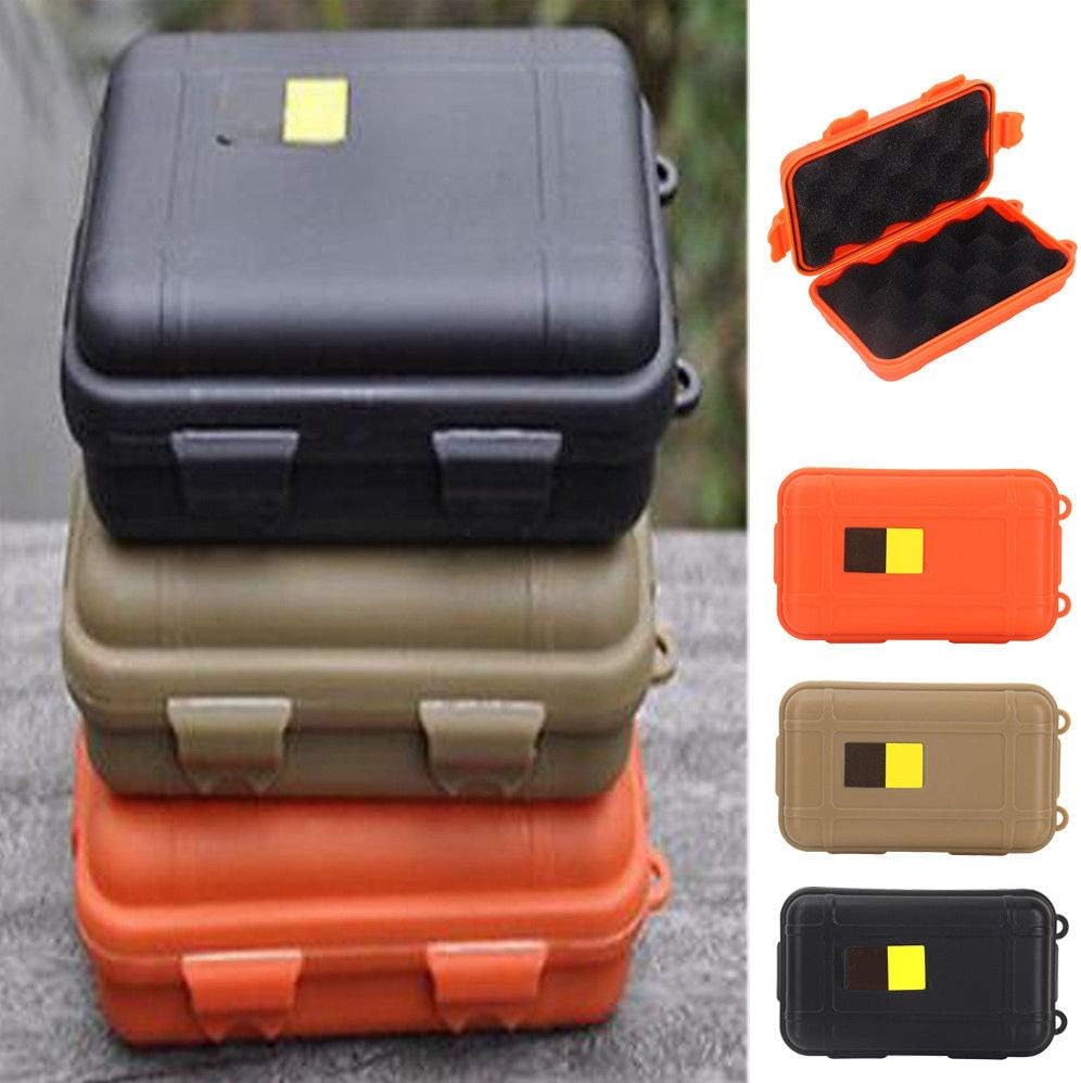 Sealed boxes - Set of 3 - Outdoor Survival Boxes - Container Storage Boxes - Plastic - Shockproof boxes - Survival Sealed boxes - 3 Colours - 4.88 x 2.93 x 1.37 inch - Image 3