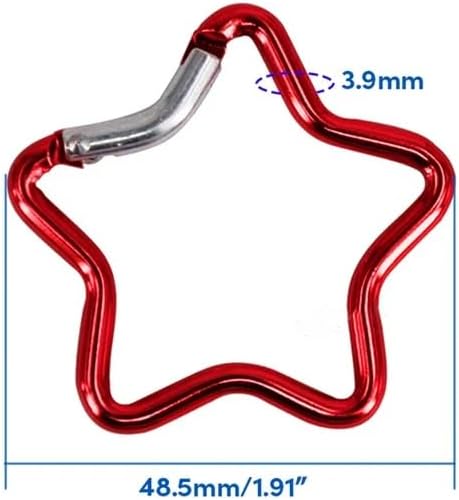 Carabiner Hooks - 10 pieces - Multicolour - Climbing Hook Clips - Camping Accessory Clips - Outdoor - Hiking - Carabiner Hooks - Quick Draw - Image 3