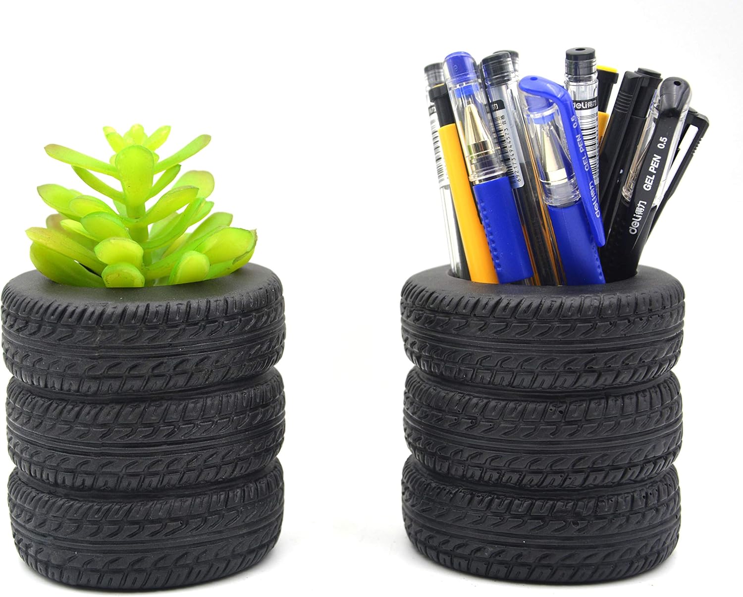 Flower pot holder in the form of a band - storage rack for accessories on the desk, at home and in the office - pot for succulents and cacti (pack of 2) - Image 4