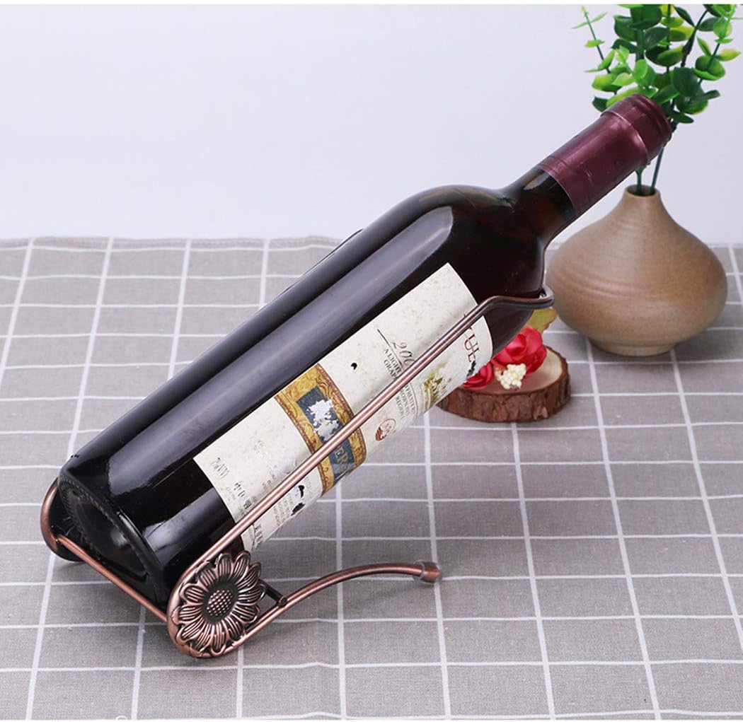 Stainless steel bottle rack - Table wine rack - Decorative inverted wine bottle rack - Modern luxury wine rack - New gift for kitchen and home decor (L-shaped - Bronze) - Image 1
