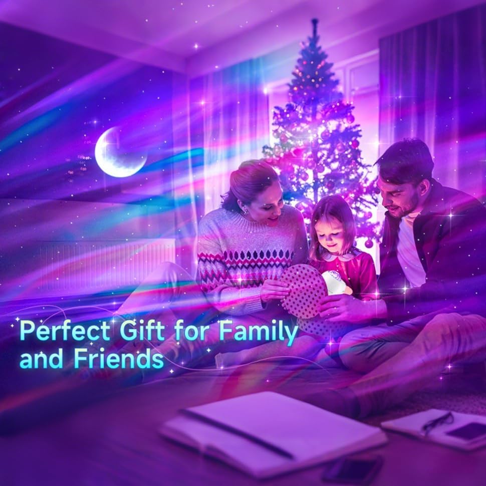 Starry Sky Projector Lamp - 300 Lighting Settings - Northern Light - 15 White Noise Bluetooth Projector Modes - Galaxy Party Light - Starry Sky Projector Light Cord with Timer - Room Decoration - Image 8