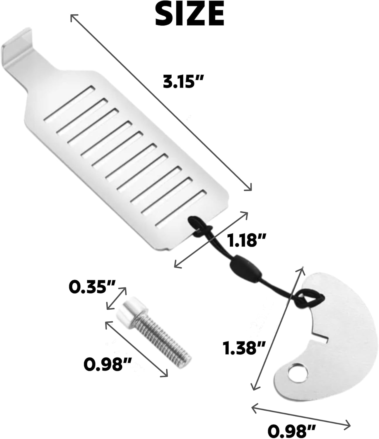 Doorstop - Portable door lock - Travel doorstop - Universal quick-install lock - Emergency lock - Child-safe doorstop - Anti-jam system - Theft security - Image 3