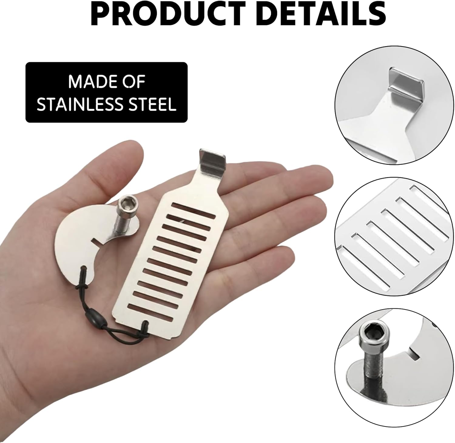 Doorstop - Portable door lock - Travel doorstop - Universal quick-install lock - Emergency lock - Child-safe doorstop - Anti-jam system - Theft security - Image 5