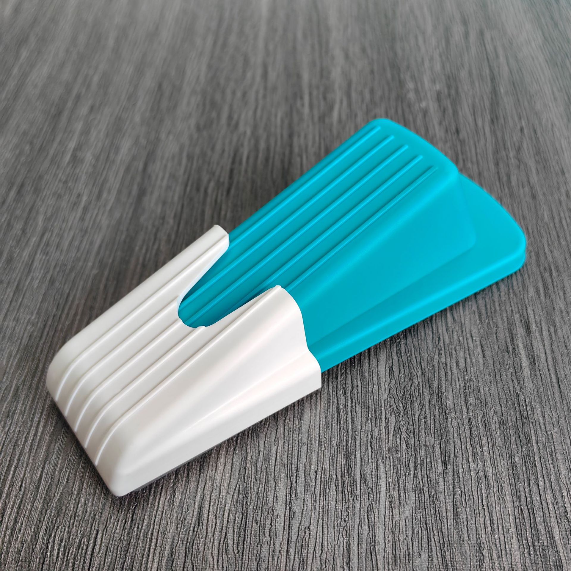 Door stopper, door stopper, combination storage box, eco-friendly TPR material, door top, safety and anti-collision, white storage box, residue-free glue, 12.4 cm * 3.5 cm * 3.5 cm - Image 2