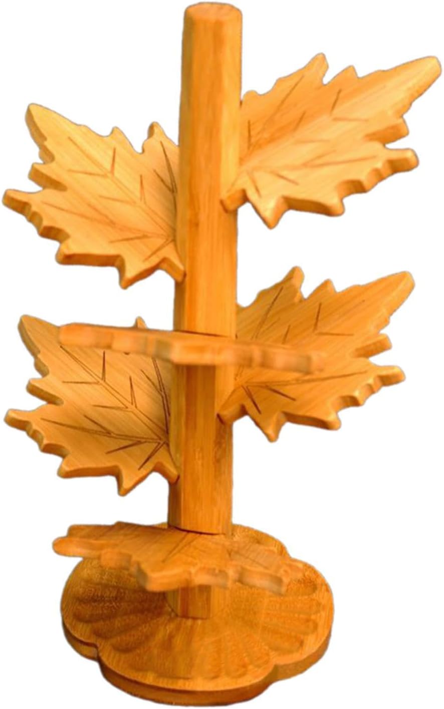 6 coasters in the shape of a maple leaf - heat-resistant and heat-insulating - suitable for dining tables, placemats, decoration, heat retention - also suitable for coasters, tableware and home refrigerators - tree-shaped design - Image 1