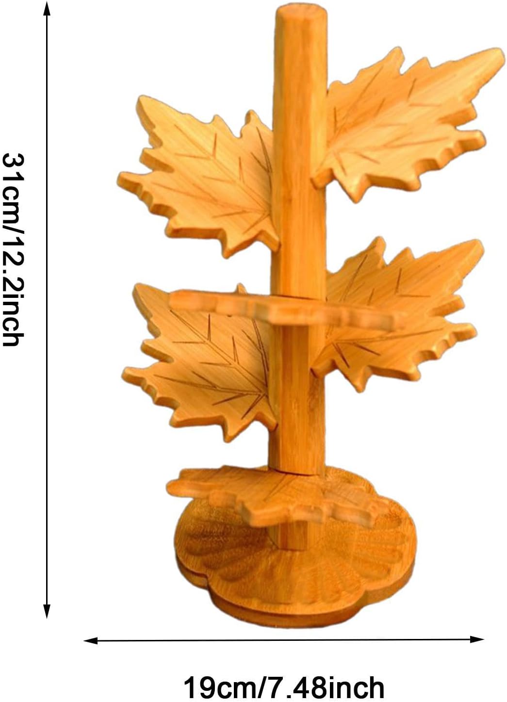 6 coasters in the shape of a maple leaf - heat-resistant and heat-insulating - suitable for dining tables, placemats, decoration, heat retention - also suitable for coasters, tableware and home refrigerators - tree-shaped design - Image 2