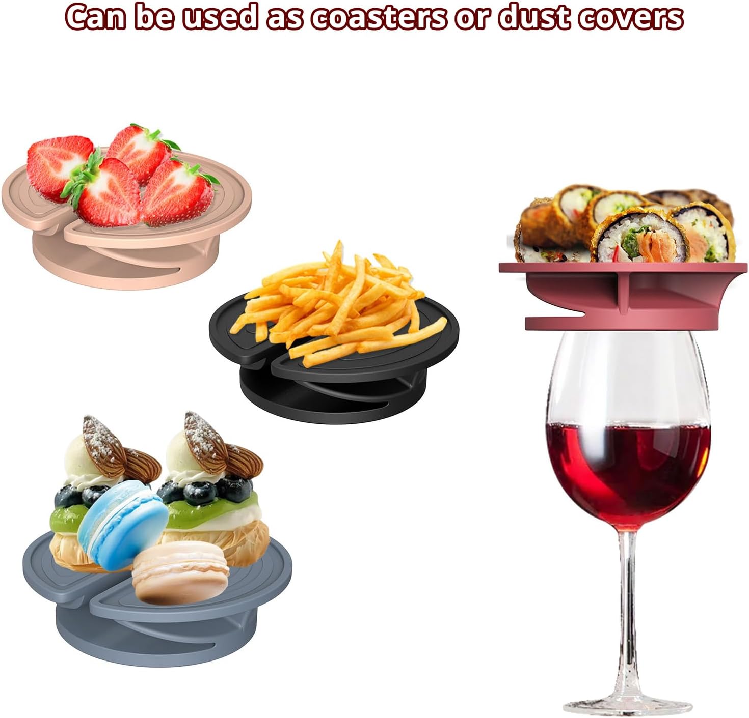 Outdoor wine glass holder - with adjustable strap - silicone material - red glass holder with steel - suitable for camping - beach picnics - Image 8