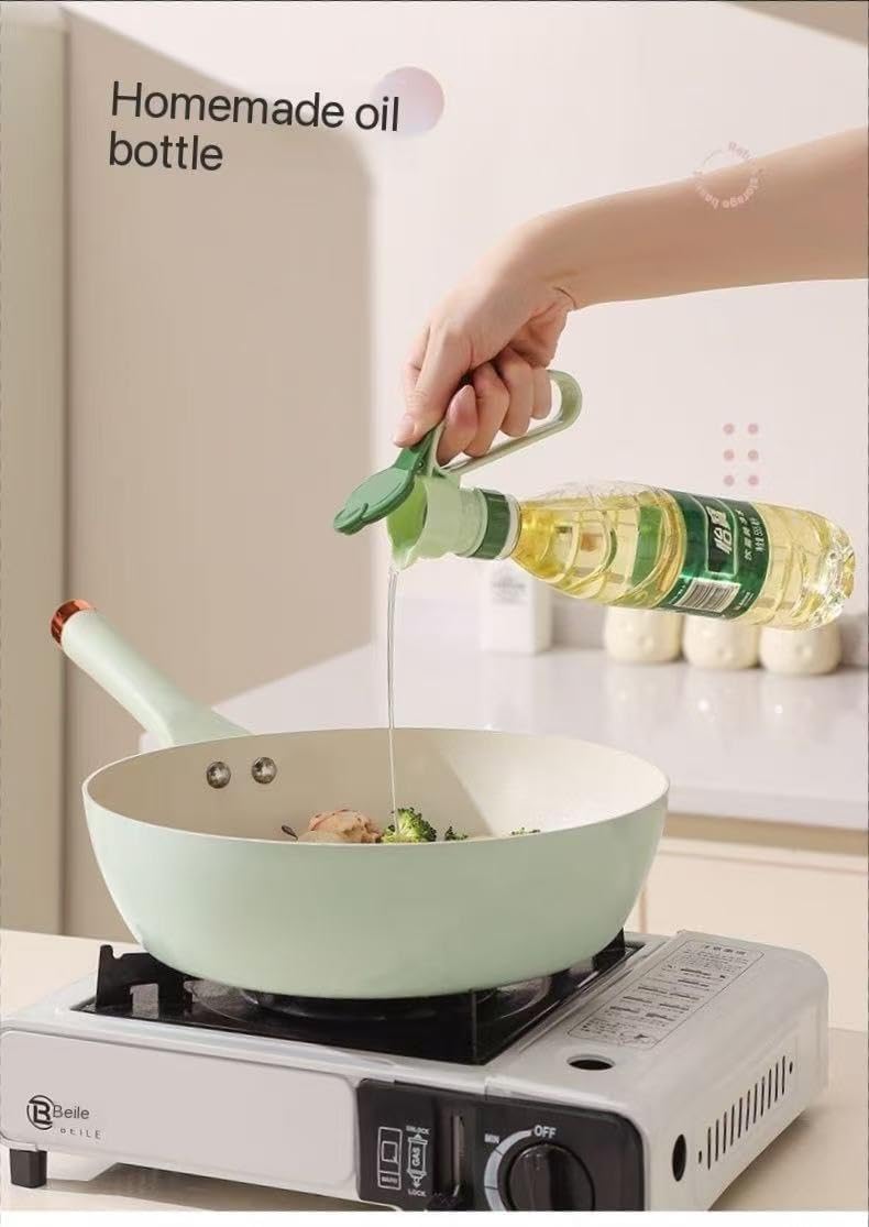 Wine pourer suitable for various drink bottles - including mineral water - household use - can also be used as a handle for an oil bottle - wine pourer for lazy people - cola handle - Image 2
