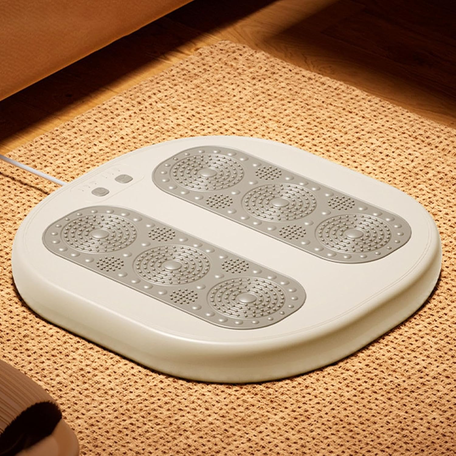 Foot warming cushion - Electric foot warming cushion - Foot warmer - 3 temperature settings - Built-in 6 manual massage heads - Suitable for home, office and dormitories - Warming cushions (green) - Image 8