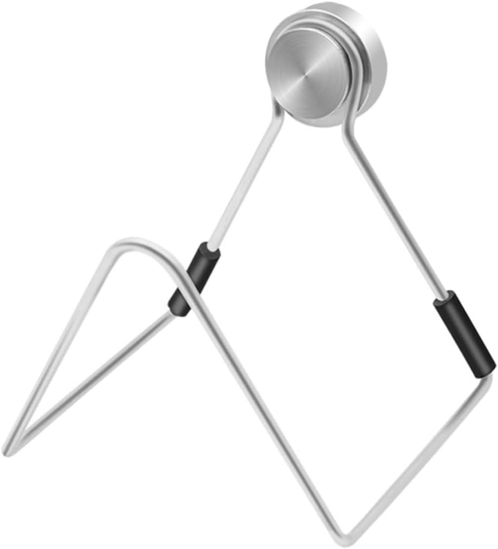 Sponge Holder - Stainless Steel - Magnetic - Kitchen Sink Sponge Drying Rack - 1 piece - Easy to install - No drilling required - Suitable for kitchens and bathrooms - Image 1