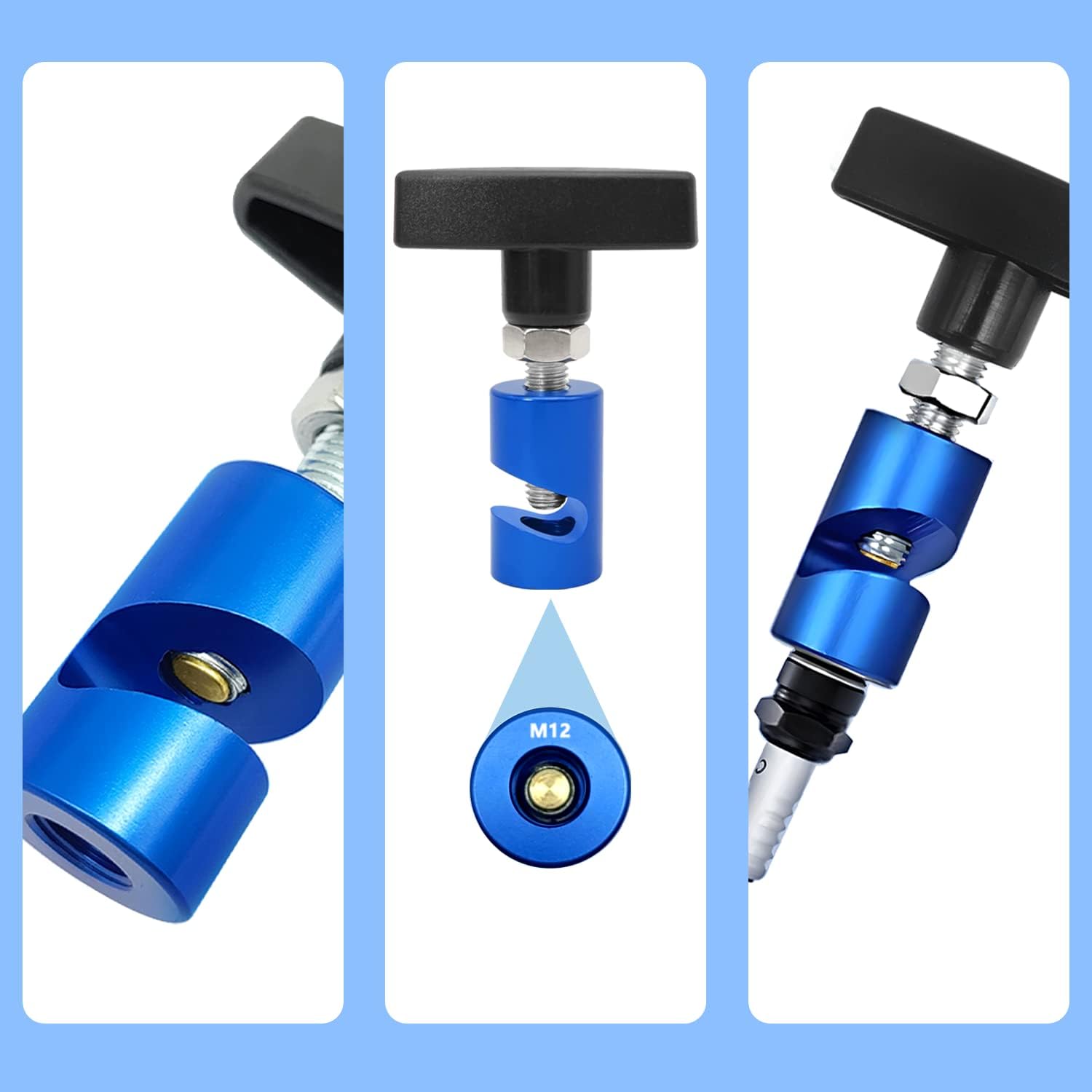 Hefsteunklem - 2 pieces - Bonnet support bar - Boot support - Non-slip device - Lifting bar - Non-slip tool - Image 3