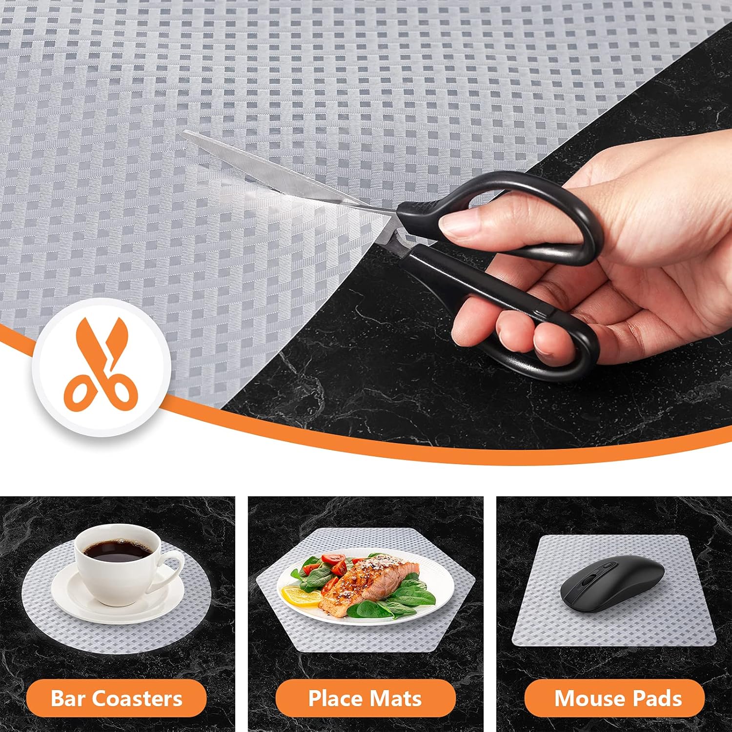EVA drawer liner - Waterproof - Non-slip - Thickened - Drawer mat - Insulation mat - Transparent - 30*150cm - Cuttable - Suitable for wardrobe, cupboard and shoe cabinet mats - Image 3