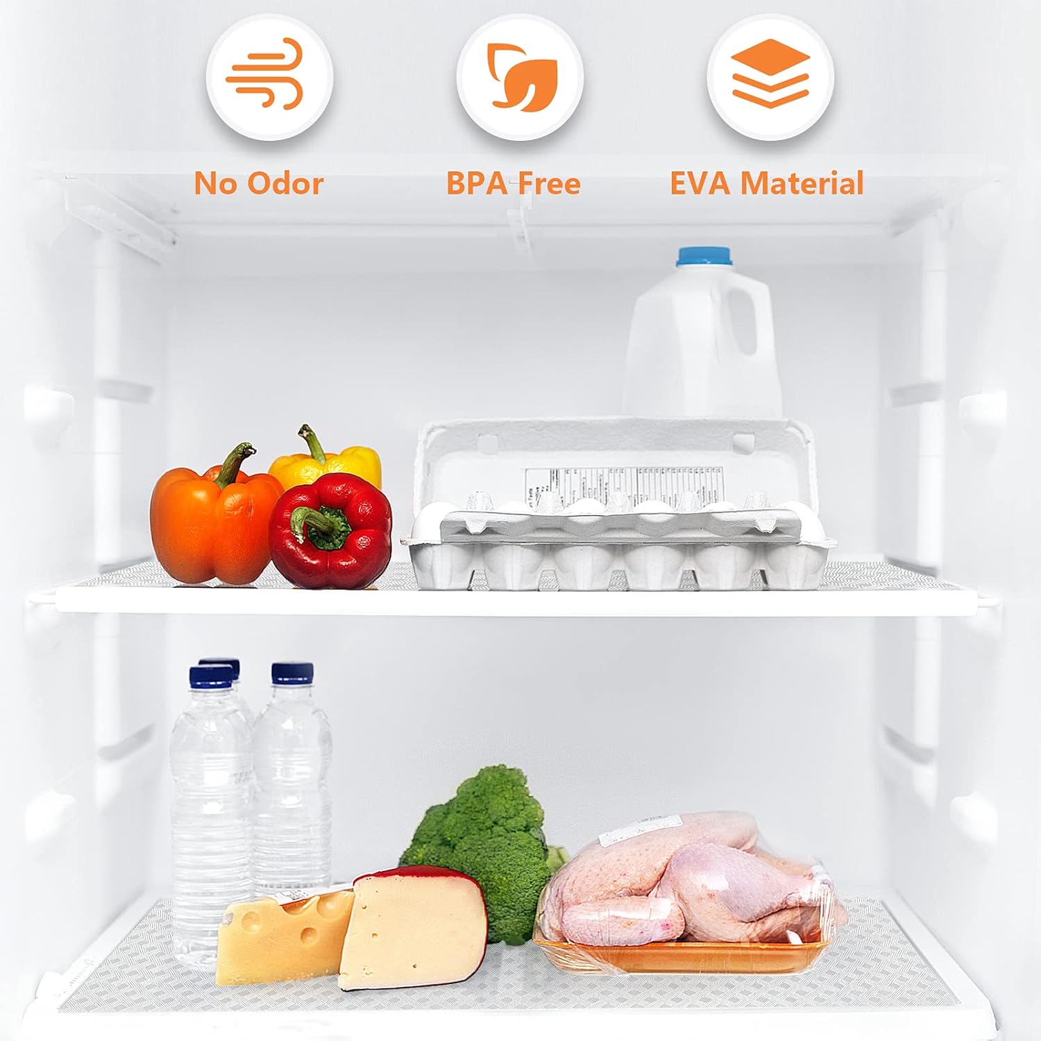 EVA Drawer Liner - Waterproof - Non-slip - Thickened - Drawer Mat - Insulation Mat - Clear - 50*150cm - Cuttable - Suitable for wardrobe, cabinet and shoe rack mats - Image 5