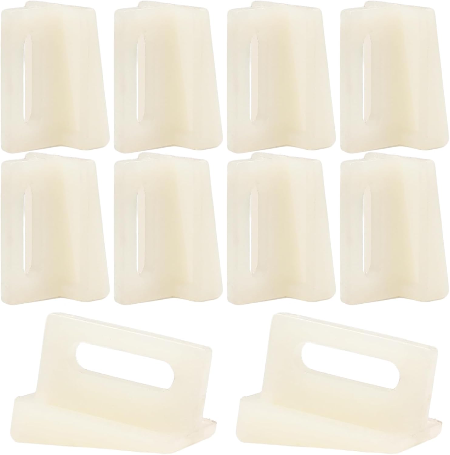 Biaungdo 10 Pack Pocket Door Bottom Guide, White Pocket Door Guide Kits Replacement - Image 7