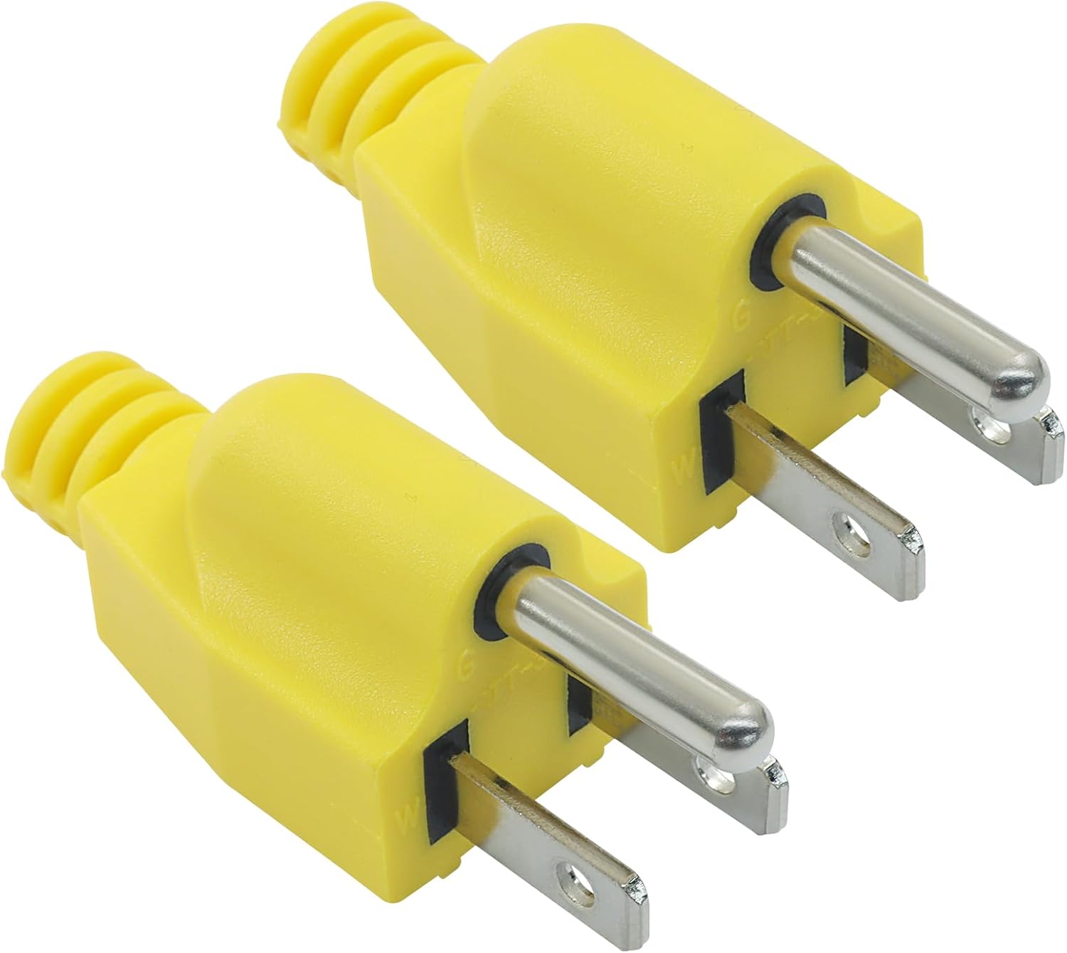 Biaungdo 2 Pack Neutral Ground Bonding Plug for Portable Inverter Generator, Surge Protector Ground Plug with Floating Neutral on RV Generator for Open Ground Error(Yellow) - Image 5