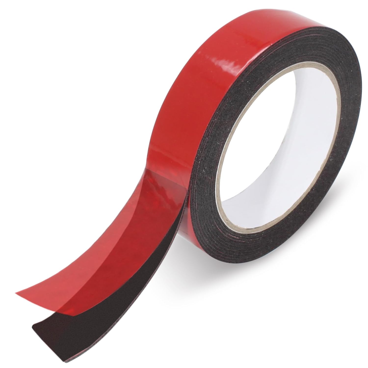 Biaungdo 1 Roll Double Sided Tape Heavy Duty, 155 inch x 1 inch Black Two Sided Mounting Tape, Removable Picture Hanging Adhesive Strips for Poster, Carpet, Walls Decor - Image 7