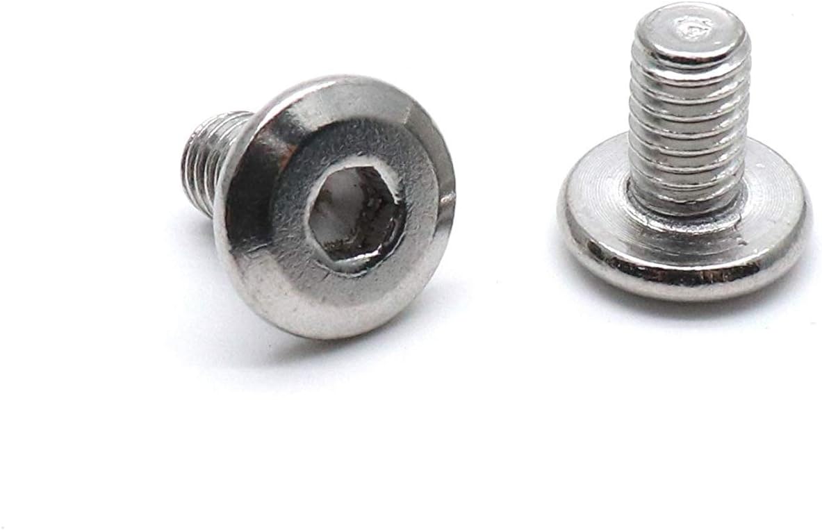 Biaungdo M6x10mm Stainless Steel Flat Head Hex Socket Cap Bolts Screws Countersunk Connector Fastener,Pack of 30 - Image 3