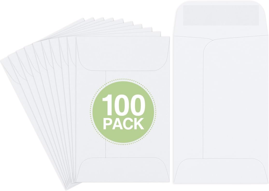 #1 Coin Envelopes Eupako 100 PCS 2.25x 3.5