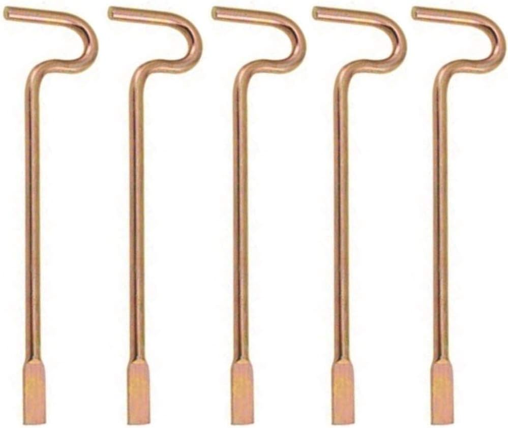 Bedroom/Bathroom Door Emergency Keys Compatible with Kwikset Interior Levers and Knobs (5) - Image 1