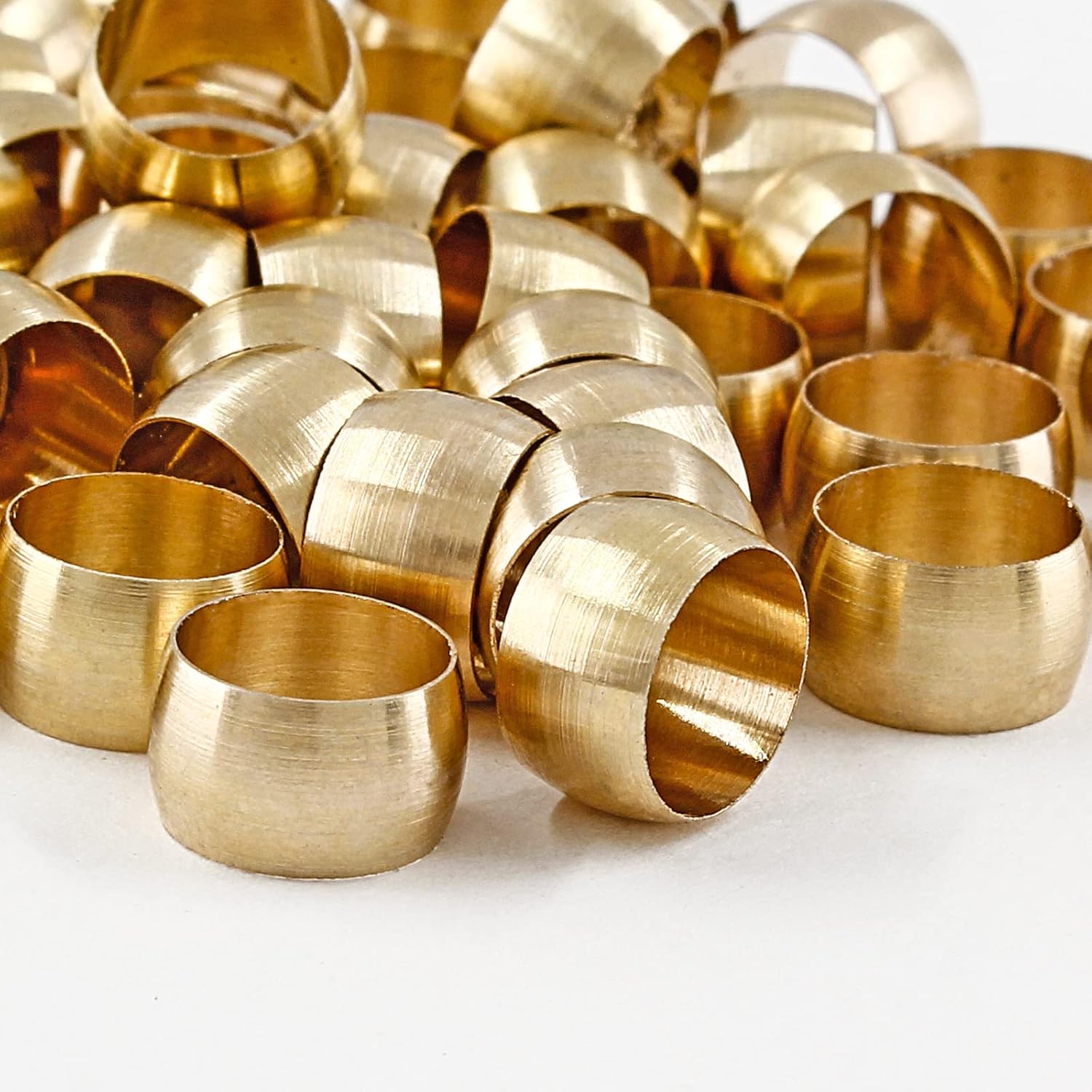 Biaungdo 50 Pcs Brass Compression Fitting, 1/4