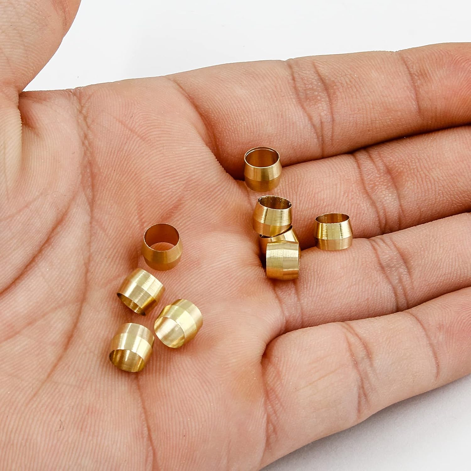 Biaungdo 50 Pcs Brass Compression Fitting, 1/4