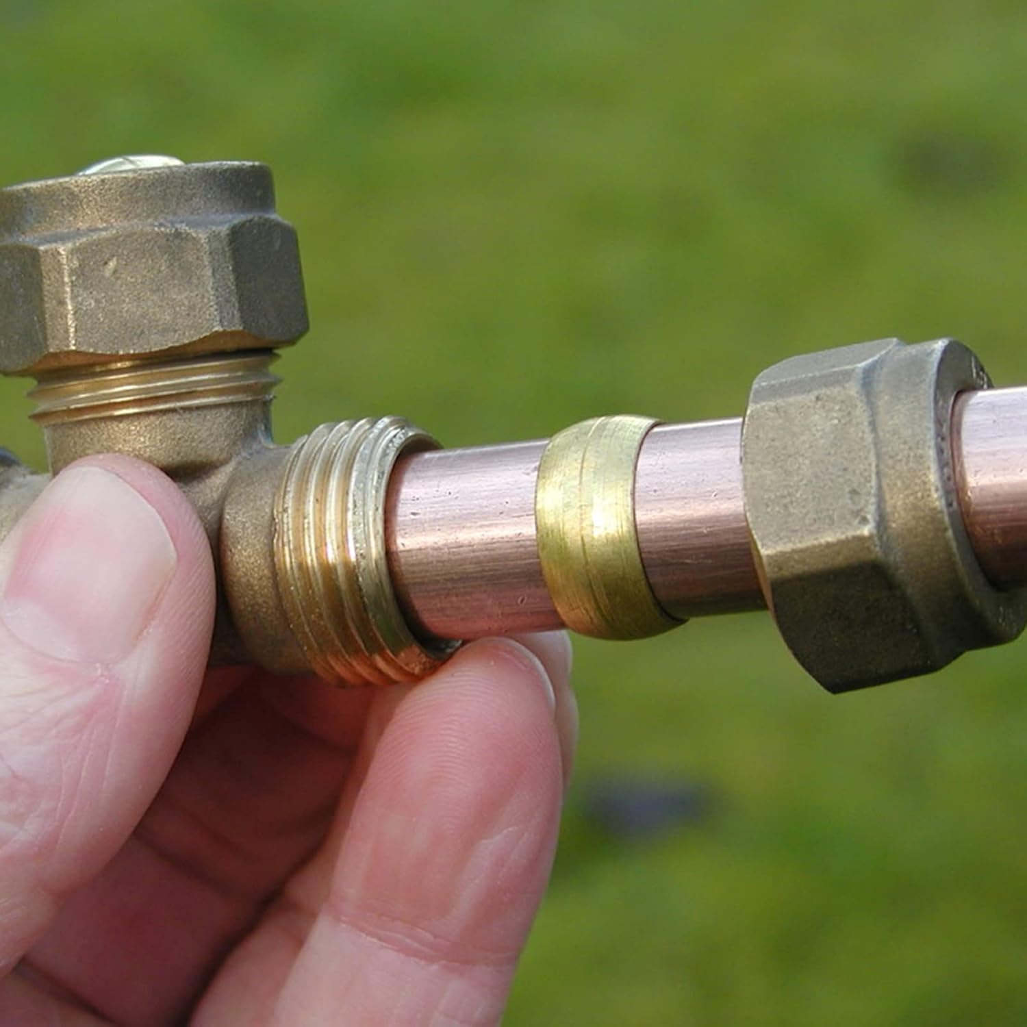 Biaungdo 50 Pcs Brass Compression Fitting, 1/4