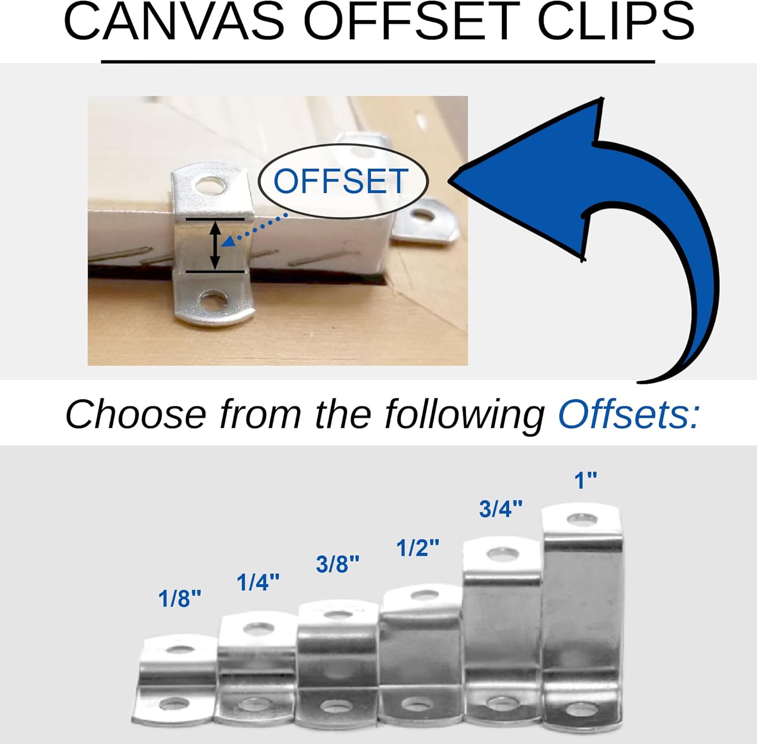 Canvas Clips 8-Pk: (1/2