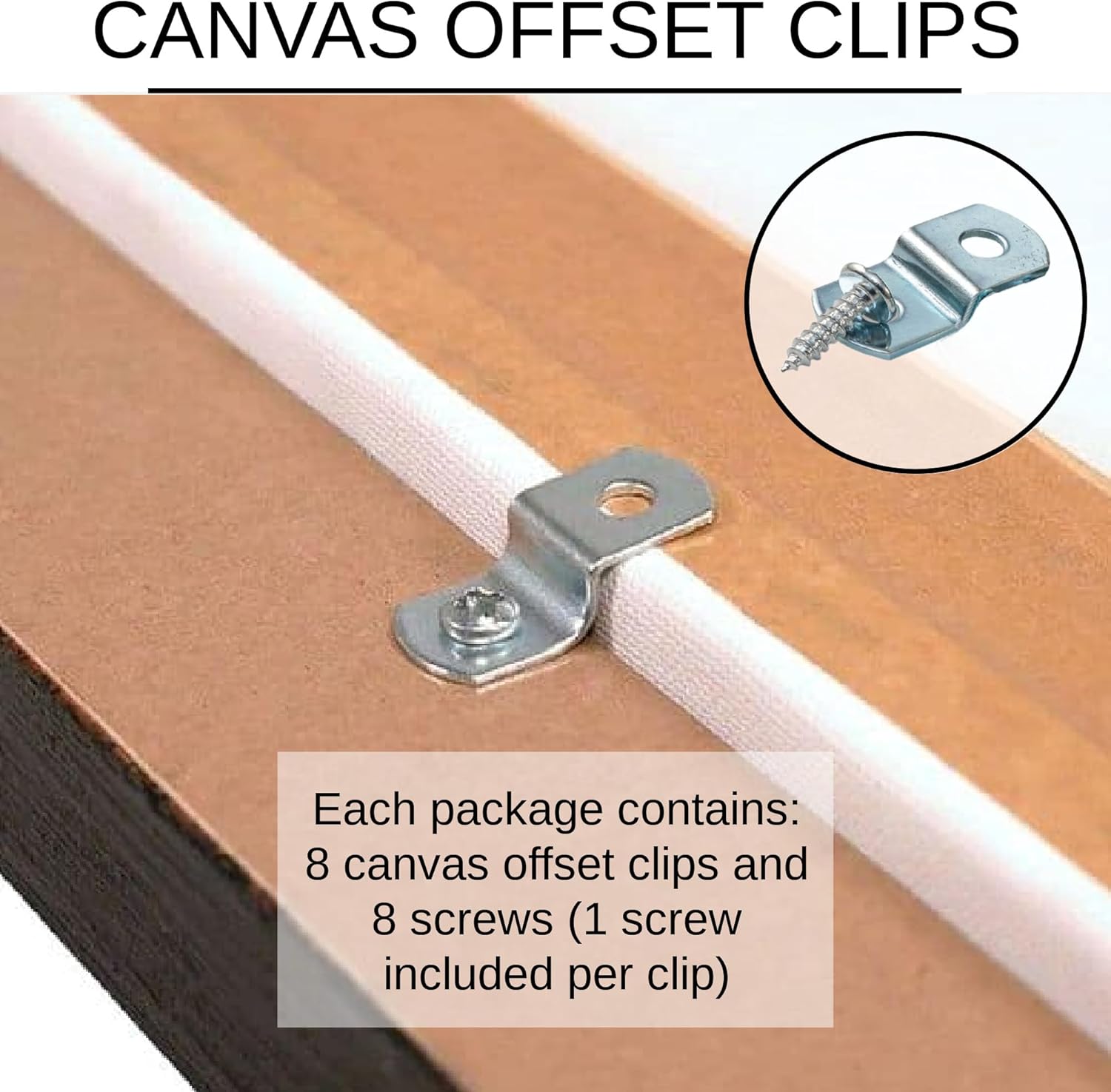 Canvas Clips 8-Pk: (1/2
