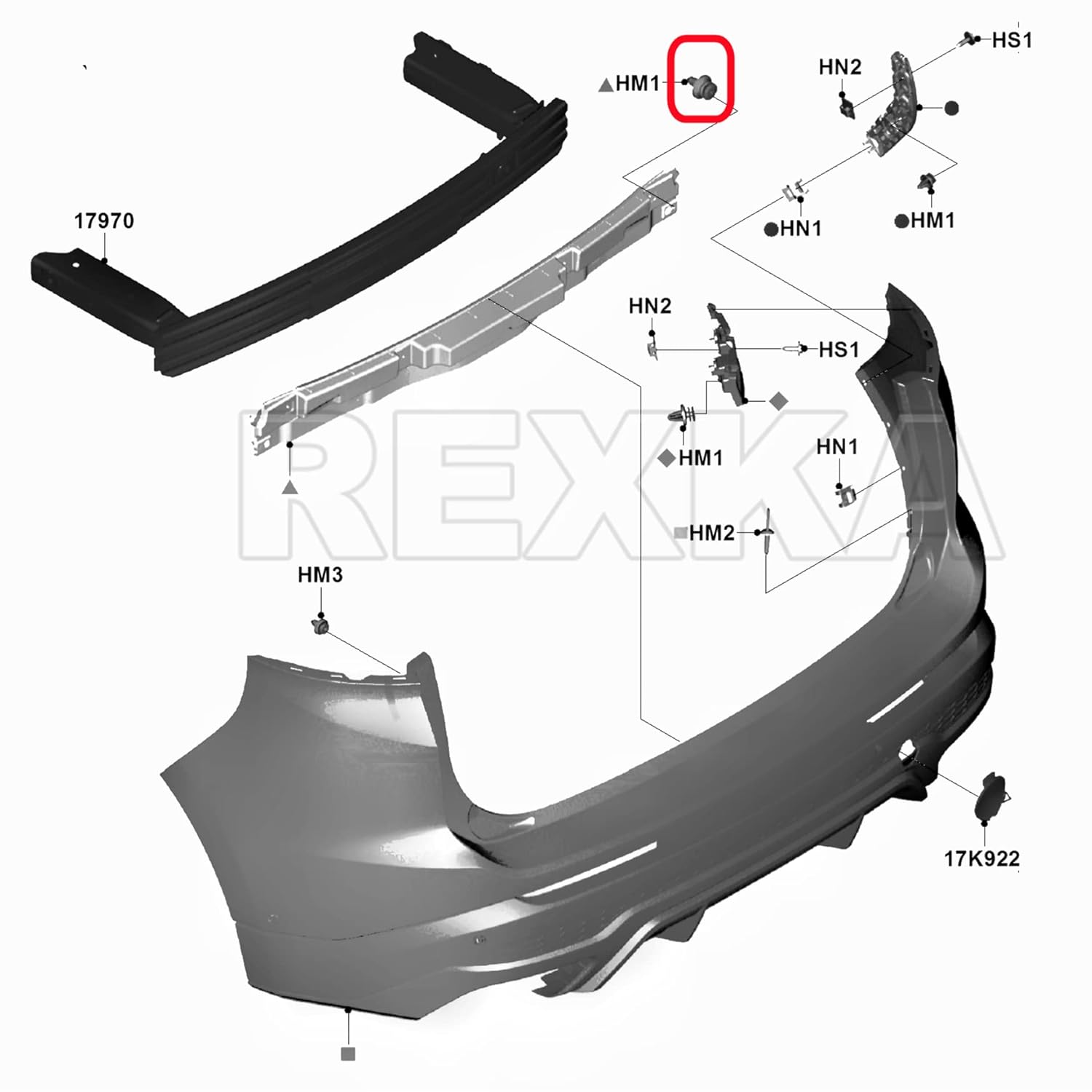 Rexka 10pcs Door Trim Panel Retainer Clip for Ford W713297-S300 C-Max Edge Escape Explorer F-150 Mustang Focus Flex Fusion Taurus Lincoln MKC MKX MKZ - Image 6