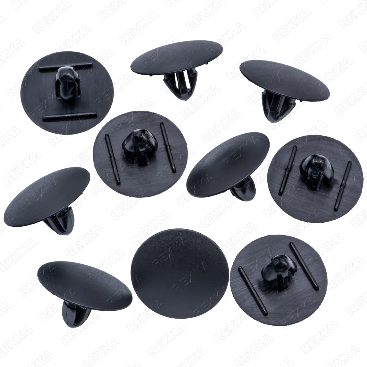 Rexka 10pcs Hood Insulation Retainer Clip Compatible with Toyota Lexus 90467-09050 90467-A0003 - Image 1