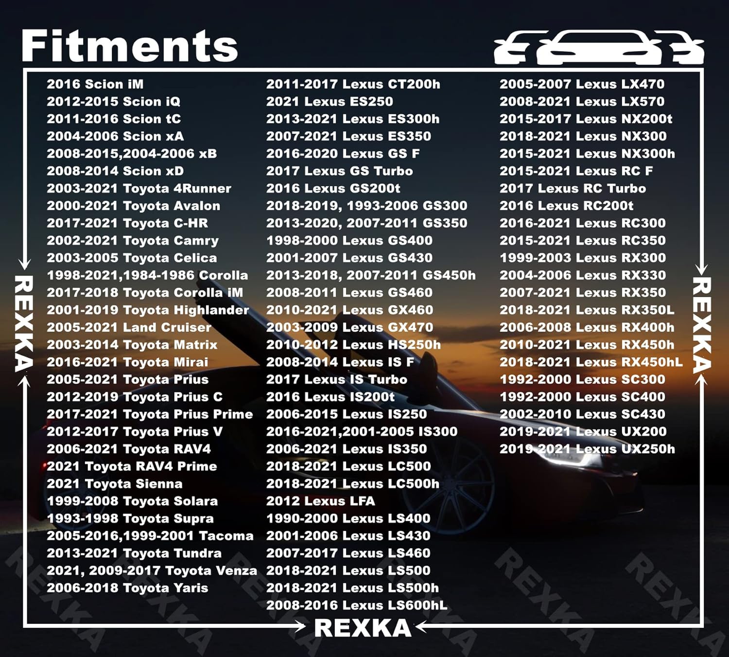 Rexka 10pcs Hood Insulation Retainer Clip Compatible with Toyota Lexus 90467-09050 90467-A0003 - Image 3
