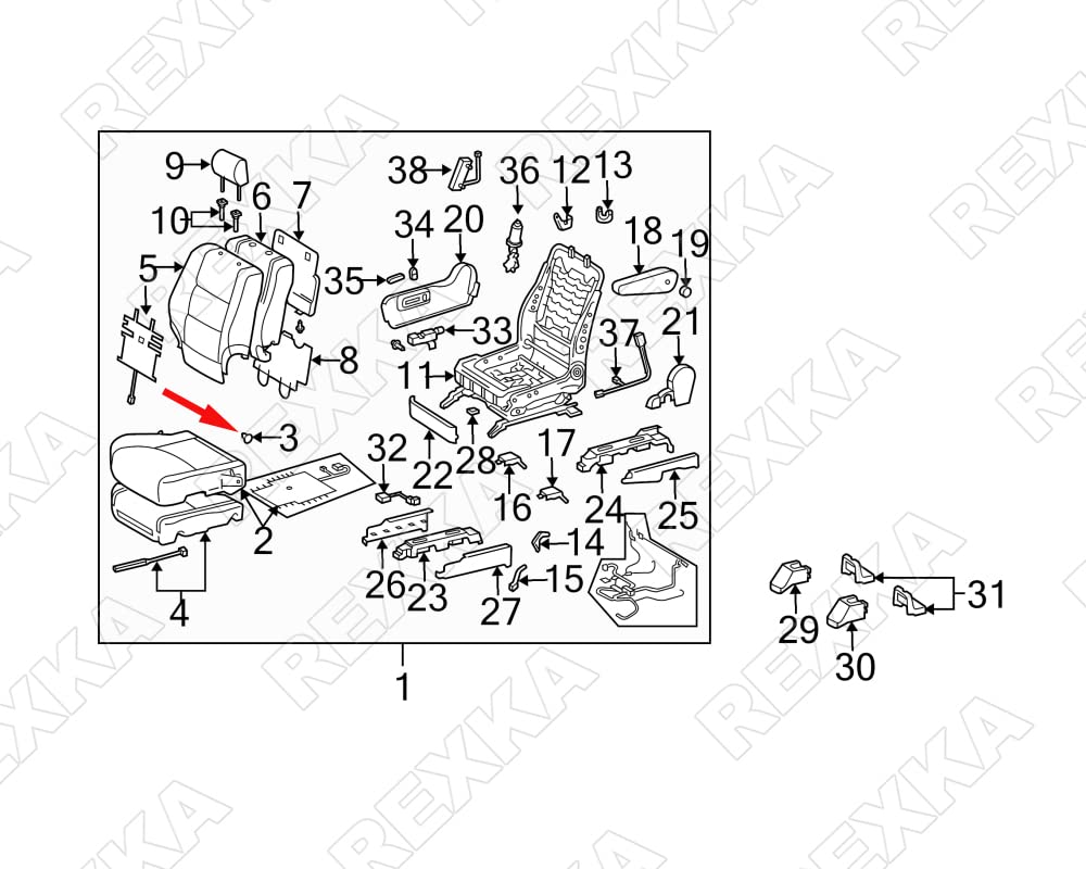 Rexka 10pcs Hood Insulation Retainer Clip Compatible with Toyota Lexus 90467-09050 90467-A0003 - Image 6