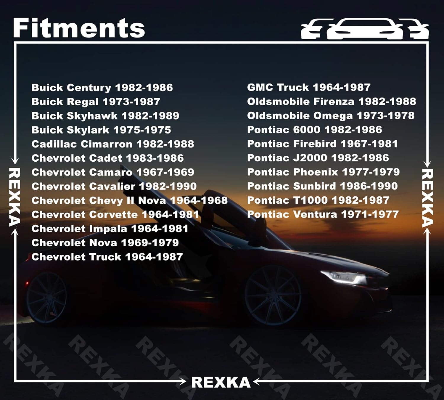 Rexka 15pcs Door Lock Rod Clip for Chevrolet Camaro Corvette Impala Chevy Truck GMC Truck Pontiac Buick GM 4234830 12337868 - Image 3