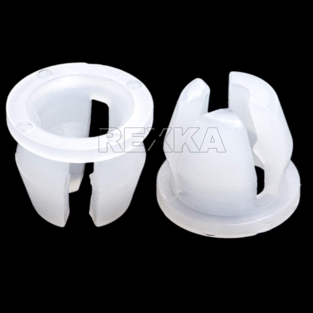 Rexka 10pcs Headlamp Assembly Grommet Retainer Clip Nut N811169S Compatible with Ford Toyota 90189-06111 4Runner, Land Cruiser, Pickup, Tacoma,Tercel, Expedition, Explorer,F150,Ranger, Mustang, Trucks - Image 7