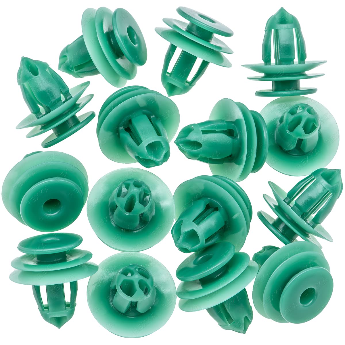 Rexka 15pcs Door Panel & Interior Trim Retainer Clips 91560-SZW-003 for Honda Accord CR-V CR-Z Civic Odyssey Pilot 91560SZW003 - Image 1