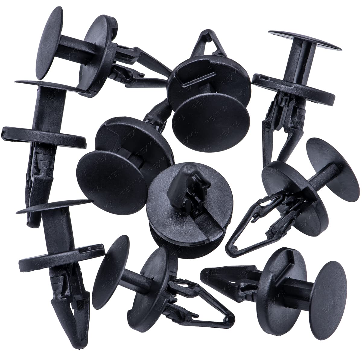 Rexka 10pcs Fender Liner Wheelhouse Liner Bumper Push Tpye Retainer Pin Clips Compatible with GM 11589289 Chrysler 6508863AA Jeep Ram Buick Cadillac Chevrolet GMC Hummer Pontiac Saturn Chrysler Dodge - Image 1