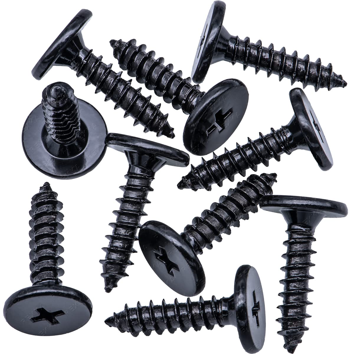 Rexka 10pcs Bumper Cover Fender Liner Splash Shield Screw Retainer 90103-TA0-000 Compatible with Honda Acura Accord Civic CR-V CR-Z Crosstour Fit HR-V Insight Odyssey Passport Pilot Ridgeline - Image 1