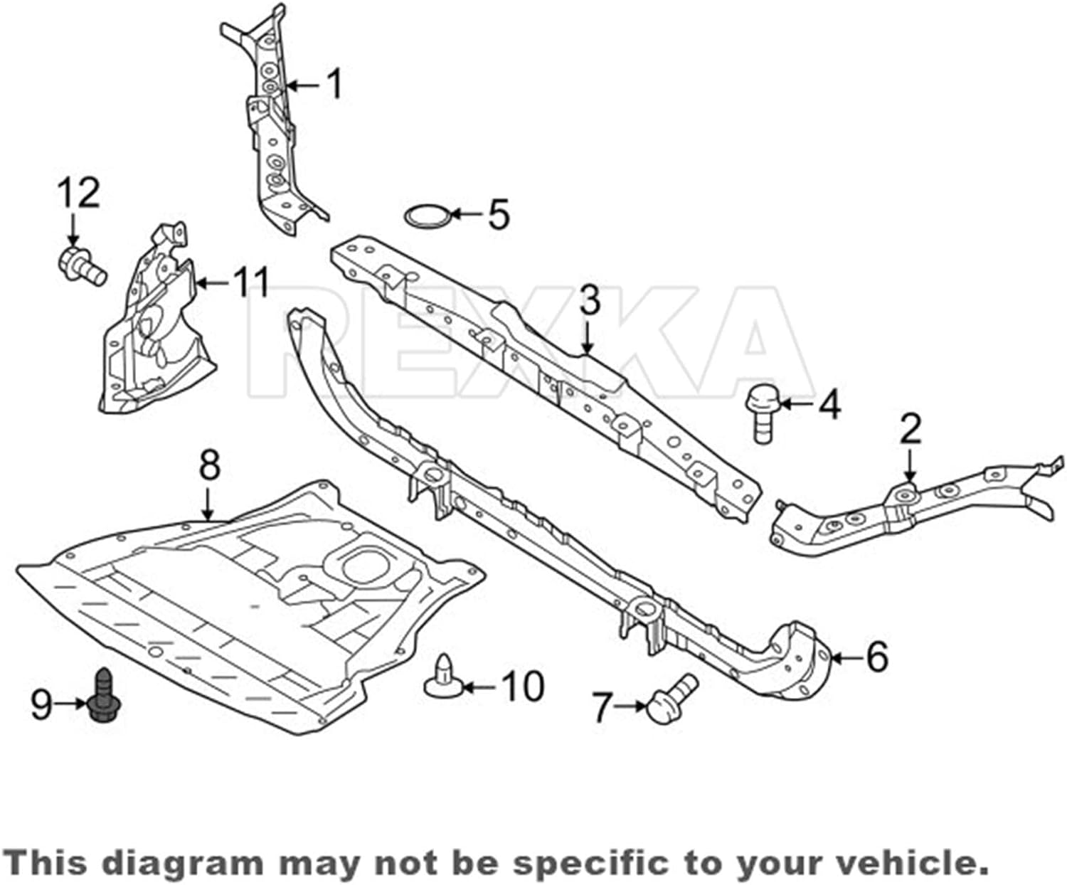 Rexka 20pcs Splash Shield Under Cover Mud Guard Wheelhouse Liner Bumper Cover Push Type Retainer Clip for Nissan 01553-09241 240SX Maxima Subaru Forester Impreza Legacy Outback STI Tribeca WRX - Image 7