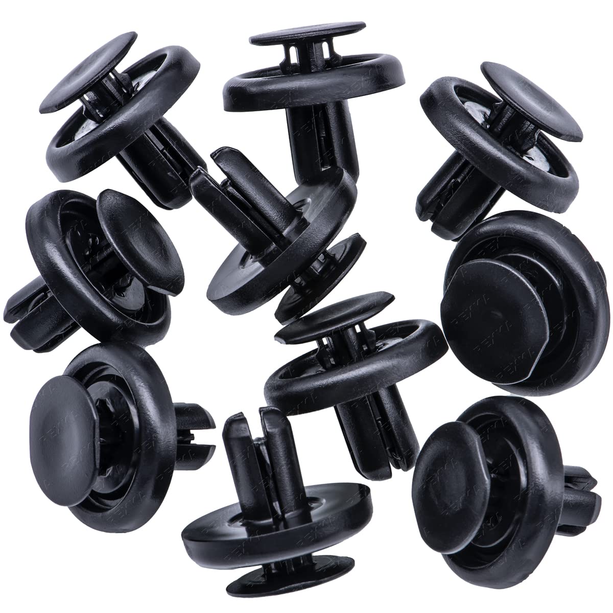 Rexka 10pcs Fender Liner Clip Bumper Enginer Cover Retainer Clip Fastener for Toyota Lexus 90467-07215 Tundra Tacoma RAV4 Corolla 4Runner Camry C-HR - Image 1
