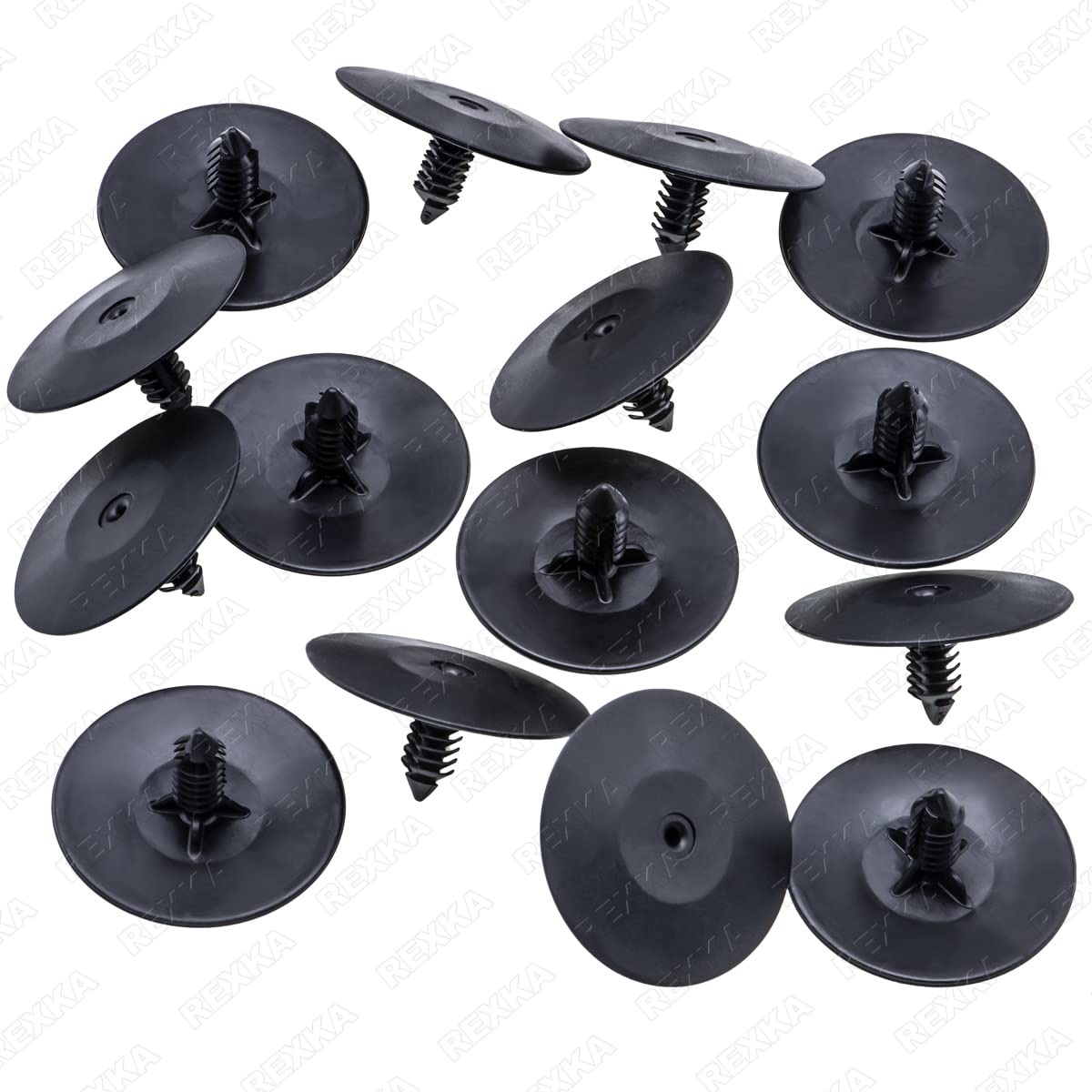 Rexka 15pcs Hood Insulation Retainer Clips 20064875 Compatible with GM Cadillac Buick GMC Hummer Pontiac Saturn - Image 2