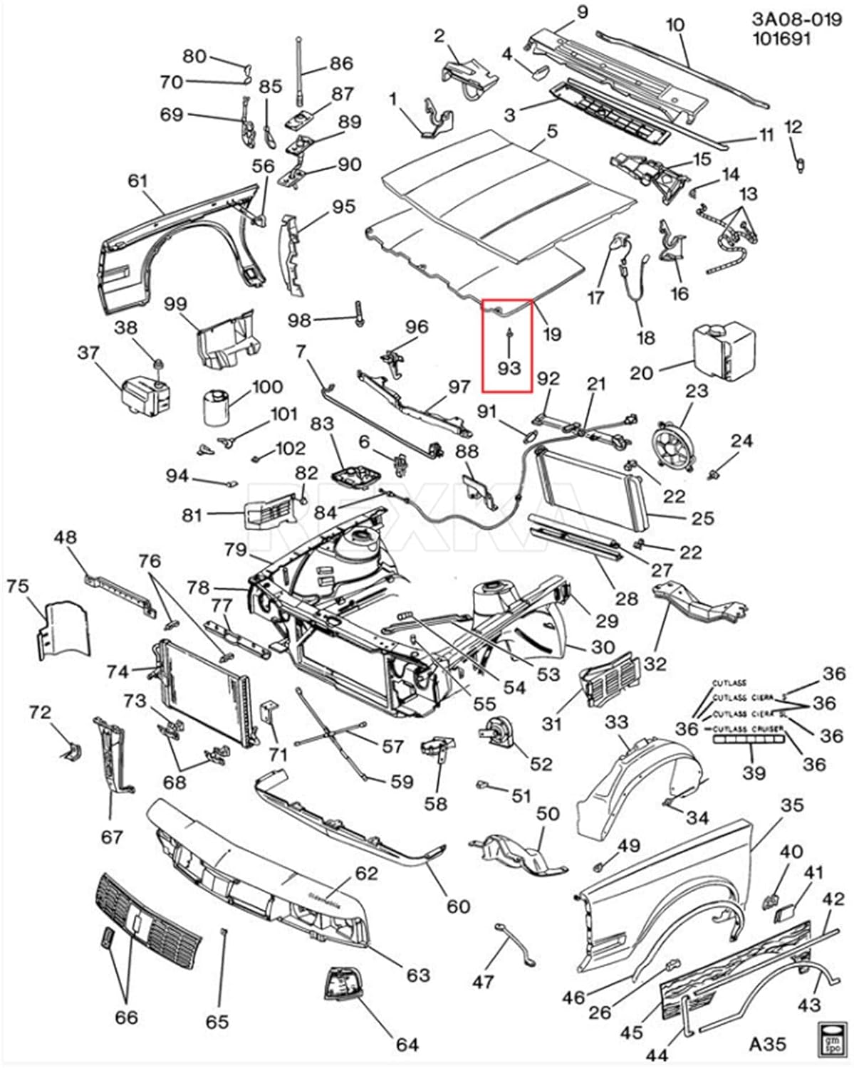 Rexka 15pcs Hood Insulation Retainer Clips 20064875 Compatible with GM Cadillac Buick GMC Hummer Pontiac Saturn - Image 7