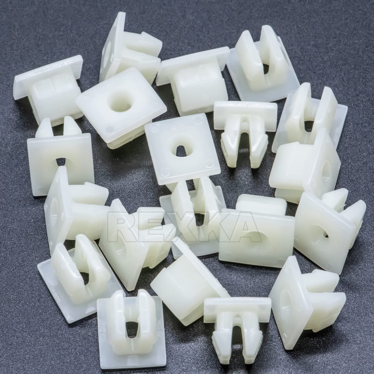 Rexka 20pcs Front Bumper Support Splash Shield Under Cover Nylon Nut Grommet M5.5 Screw 90189-06193 for Toyota Lexus - Image 2